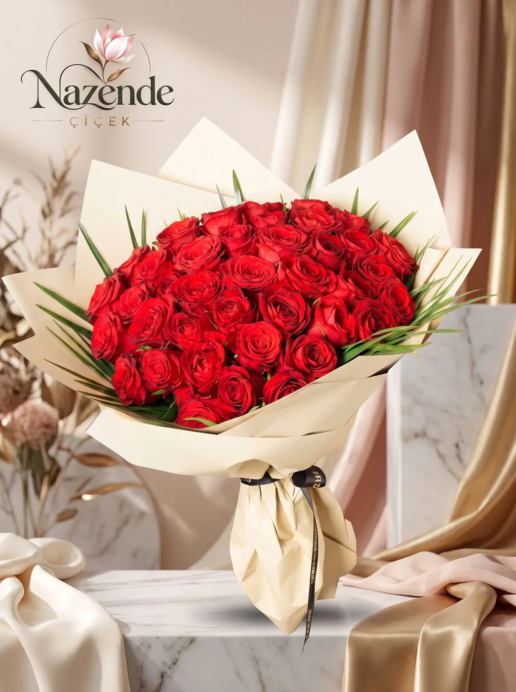Wonderful – 50’li Kırmızı Güller Buketi – Bursa çiçek siparişi